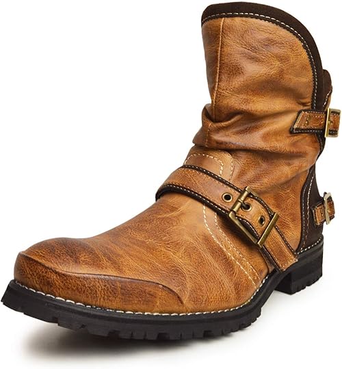 Amazon | [ジーノ] エンジニアブーツ 2WAY ショートブーツ 折り返し